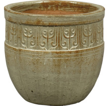 Keramik Blumentopf mit Muster