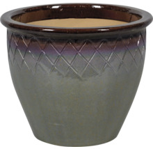 Keramik Pflanzgefäß mit Rautenmuster