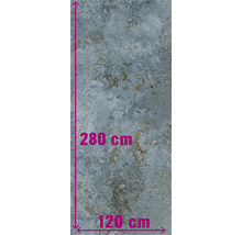 Fliesenmuster mit den Maßen 280 mal 120 Zentimeter