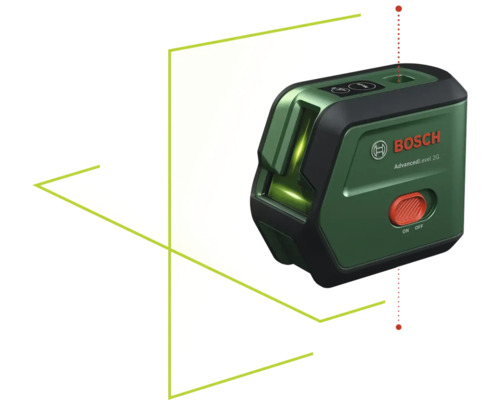 Kreuzlinienlaser Bosch AdvancedLevel 2G Bosch Logo AdvancedLevel 2G Linienlaser