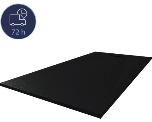 Duschwanne BREUER Lite-Line Express Q72 80 x 100 x 2.6 cm weiß strukturiert matt 1417011000021 Schwarze Duschwanne mit Lieferzeit 72 Stunden.