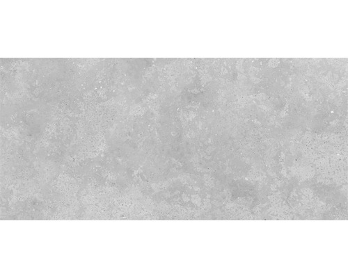 Feinsteinzeugfliese mit Betonoptik in Grau mit matter Oberfläche