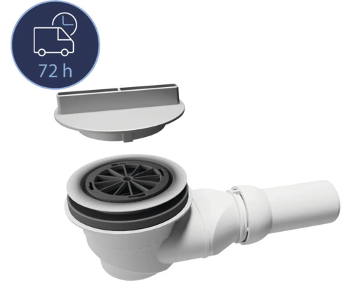 Ablaufgarnitur für Duschwanne BREUER Express Q72 zu Lite-Line Angang waagerecht 1418000000099 Ablaufgarnitur mit Stopfen für ein Waschbecken, Lieferzeit 72 Stunden