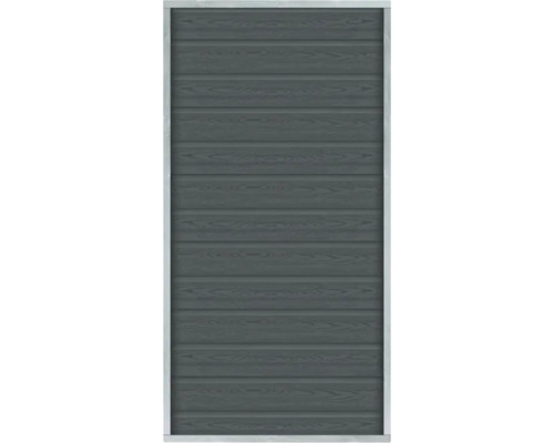 Garage-Sectionaltor mit horizontaler Holzoptik