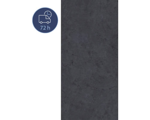 Duschrückwand BREUER Express Q72 Seidenmatt Stein anthrazit 255 x 100 cm 1413541000203 Dekorplatte in dunkler Optik