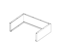 Schemazeichnung eines Unterschranks