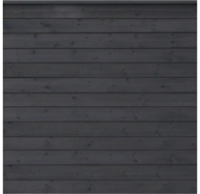 Holzwand mit horizontalen Brettern