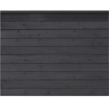 Holzwand mit horizontalen Brettern
