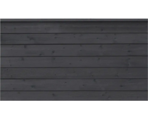 Holzfassade mit horizontalen Brettern