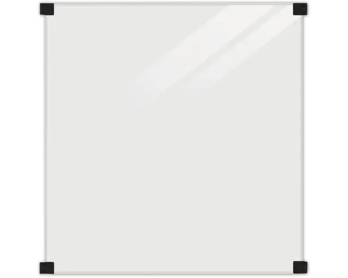 Whiteboard mit schwarzen Ecken