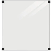 Magnetische Glas-Whiteboard mit Eckbefestigung