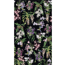 Tapete mit Orchideen und Kolibris