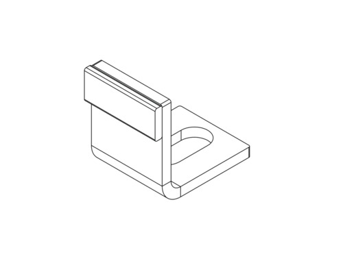 Wandbefestigung für Badezimmeraccessoires