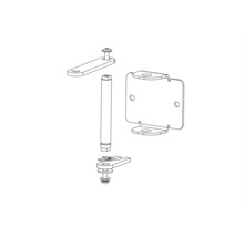 Explosionszeichnung eines Möbelbeschlags