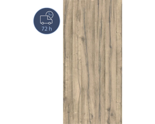Duschrückwand BREUER Express Q72 Holzoptik Eiche 255 x 150 cm 1413532000204 Holzdekorspanplatte mit 72 Stunden Lieferzeit
