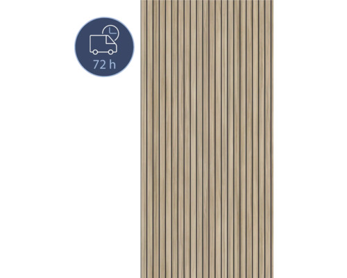 Duschrückwand BREUER Express Q72 Holzoptik Scandi vertikal 255 x 150 cm 1413543000204 Holzpaneel mit schneller Lieferung innerhalb von 72 Stunden