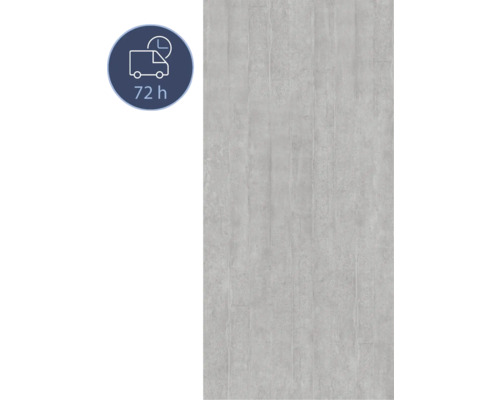 Duschrückwand BREUER Express Q72 Betonoptik 255 x 100 cm 1413509000203 Graue Wandfliese mit Betonoptik und 72 Stunden Lieferzeit Symbol.