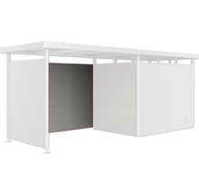 Modernes Gerätehaus mit Schiebetür und Doppeltür