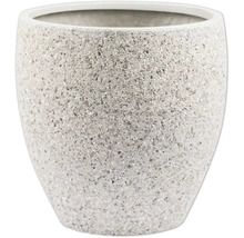 Runder Pflanztopf aus Steinmaterial