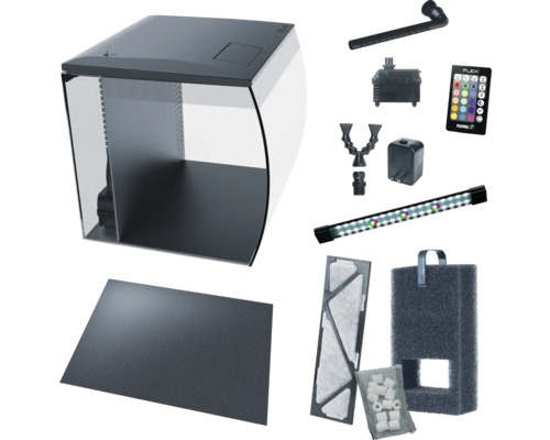Fluval Flex Aquarium mit Zubehör