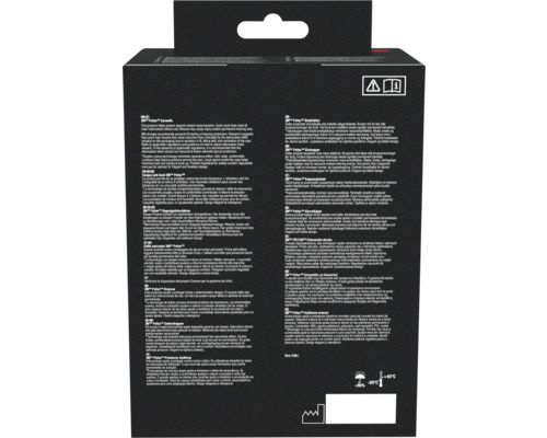 Verpackung der 3M Peltor Kapselgehörschützer mit Produktinformationen und Umweltzeichen
