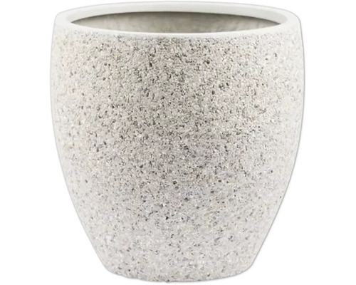 Blumentopf Kieselstein Kunststoff Ø 75 cm H 75 cm hellgrau Blumentopf aus Steinzeug
