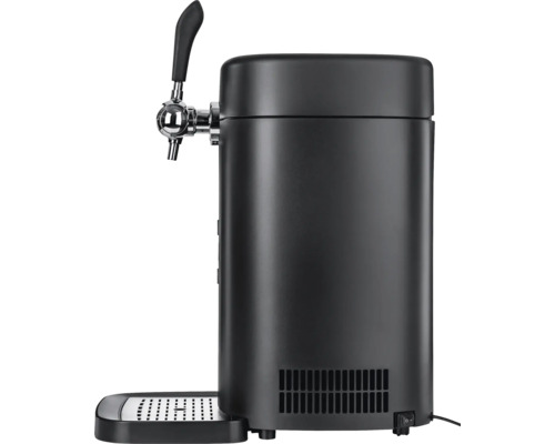 Bierzapfanlage für Fässer mit Zapfhahn und Tropfschale