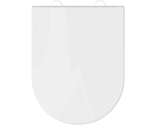 form&style WC-Sitz SAMAR weiß Absenkautomatik und Quick-Release (leicht abnehmbar) Toilettendeckel aus Kunststoff