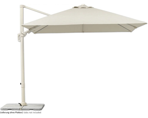 Freiarm-Sonnenschirm mit Ständer