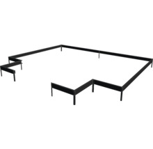 Hochbeet aus Metall mit variabler Form