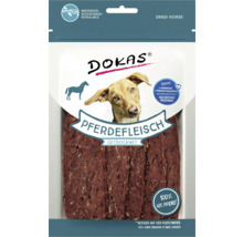 Dokas getrocknetes Pferdefleisch für Hunde, wiederverschließbare Verpackung