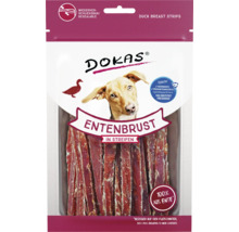 DOKAS Hunde-Snack Entenbrust Streifen in wiederverschließbarer Verpackung