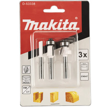 Makita Fräser Set, 3-teilig, für Holzbearbeitung
