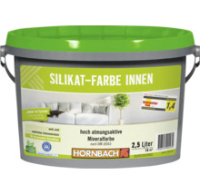 Eimer Silikatfarbe für Innenräume mit 2,5 Liter Inhalt von Hornbach