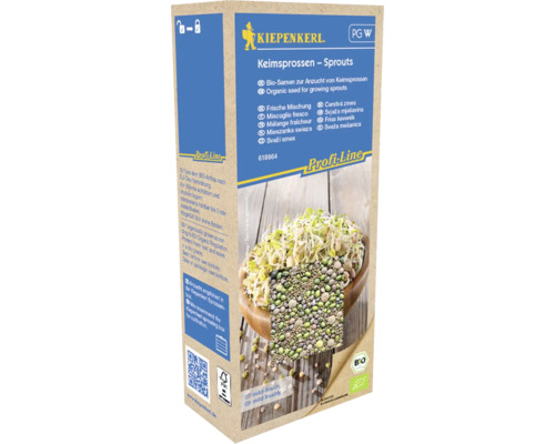 Kiepenkerl Keimsprossenpackung mit Bio-Samen zur Anzucht von Sprossen