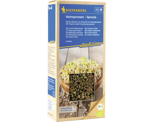 Kiepenkerl Keimsprossenpackung mit Bio-Saatgutmischung