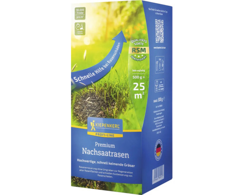 Kiepenkerl Premium Nachsaatrasen Packung für die Rasenerneuerung