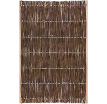 Weidenzaun als Sichtschutz für den Garten