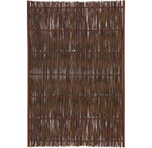 Weidenzaun als Sichtschutz und Gartenelement