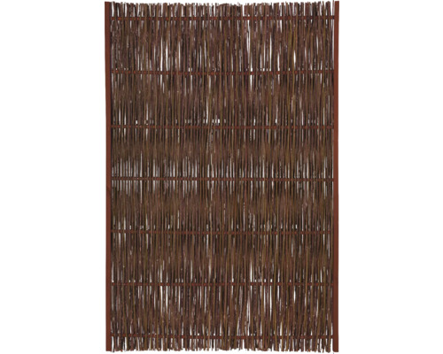 Weidenzaun als Sichtschutz und Gartenelement