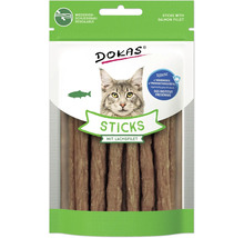 DOKAS Katzensticks mit Lachsfilet in wiederverschließbarer Verpackung