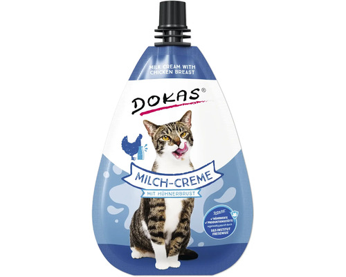 DOKAS Milchcreme mit Hühnerbrust für Katzen