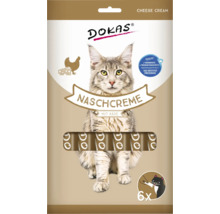 DOKAS Naschcreme mit Käse für Katzen, 6 Stück