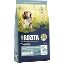 Bozita Original Adult Sensitive Trockenfutter mit Lamm und Reis in 3 Kilogramm Verpackung