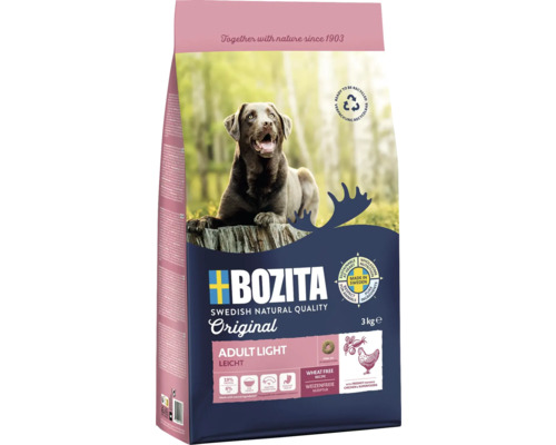 Bozita Original Adult Light Hundetrockenfutter im 3 Kilogramm Sack