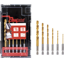 Pattfield HSS-TIN Metallbohrer Set mit verschiedenen Größen in Aufbewahrungsbox