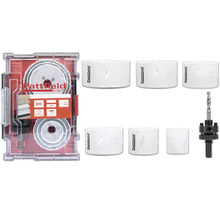 Pattfield Lochsägen Set mit Bimetall Lochsägen und Zentrierbohrer