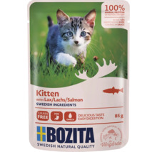Bozita Kitten Nassfutter mit Lachs in Soße, 85 Gramm
