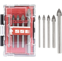 Pattfield Glasbohrer Set mit verschiedenen Größen in transparenter Box