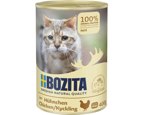 Bozita Katzennassfutter mit Huhn, 400 Gramm Dose